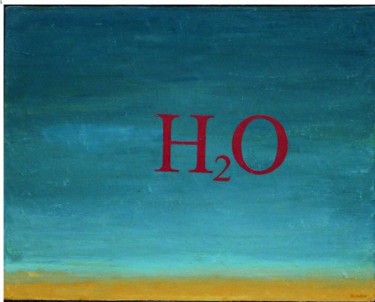 Картина под названием "The red sea.Canvas,…" - Niko Lezhava, Подлинное произведение искусства