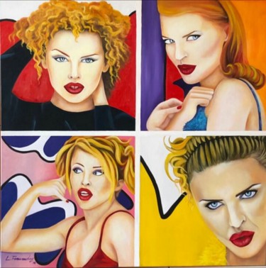 Pintura intitulada "Kylie" por Luciano Fernandes, Obras de arte originais, Óleo