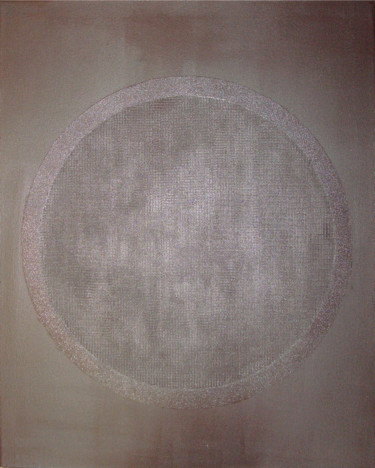 Schilderij getiteld "Zero (Number Series)" door L. F. Q. B. (Le Feu Qui Brule), Origineel Kunstwerk, Acryl
