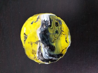Peinture intitulée "Lune d'Édée" par Lhyn Sedrin, Œuvre d'art originale, Acrylique