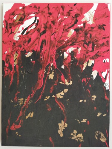 Pintura titulada "Selva roja" por Lia, Obra de arte original, Acrílico