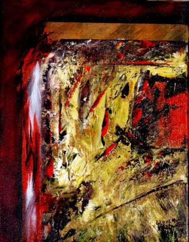 Peinture intitulée "116 La foudre" par Liam G Déziel, Œuvre d'art originale
