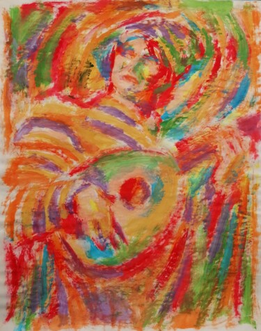 Painting titled ""The Lute Player" I…" by Liam Ryan, Original Artwork, Acrylic