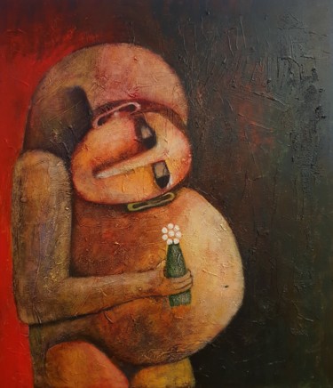Картина под названием "The life(Acrylic pa…" - Liana Asatryan, Подлинное произведение искусства, Акрил Установлен на Деревян…