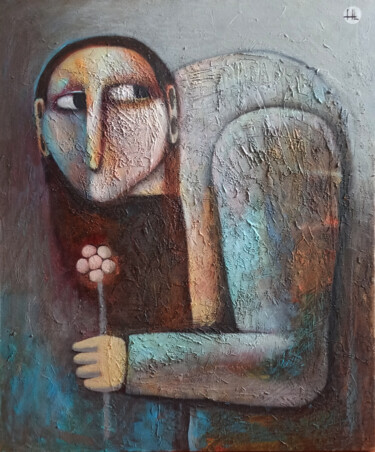 Ζωγραφική με τίτλο "Kindness (Acrylic p…" από Liana Asatryan, Αυθεντικά έργα τέχνης, Ακρυλικό Τοποθετήθηκε στο Ξύλινο φορείο…