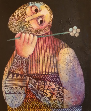 Pintura titulada "Never late be in lo…" por Liana Asatryan, Obra de arte original, Acrílico Montado en Bastidor de camilla d…