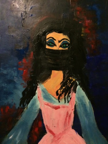 Painting titled "SOMBRE" by Liana Branzas, Original Artwork, Acrylic