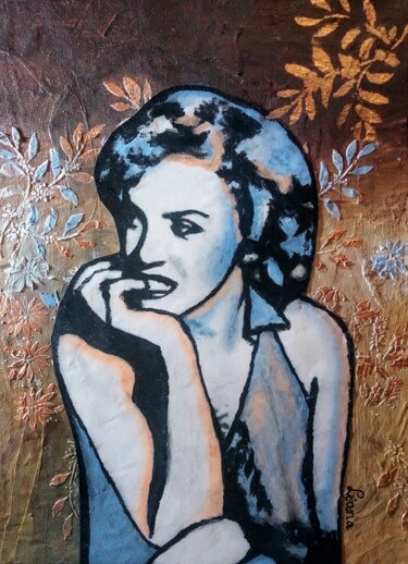 Digitale Kunst getiteld "Marilyn monroe alwa…" door Liana Romeijn, Origineel Kunstwerk, Acryl