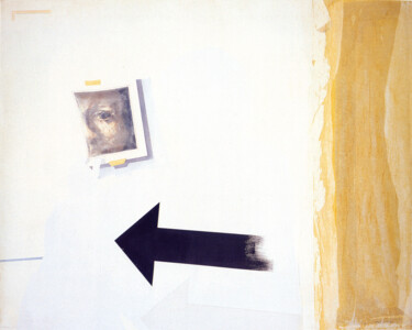 Peinture intitulée "Freccia a sinistra" par Angelo Liberati, Œuvre d'art originale, Acrylique Monté sur artwork_cat.