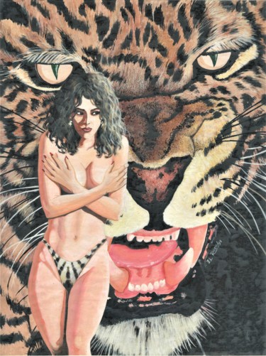 Pintura titulada "Mutación Sex" por El Rudy, Obra de arte original, Acrílico