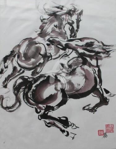 Peinture intitulée "9.jpg" par Li Chen, Œuvre d'art originale