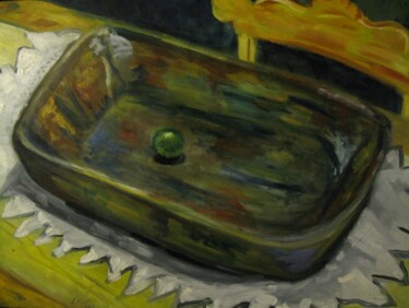 Pintura intitulada "Lonely lemon" por Licia Ferreira, Obras de arte originais