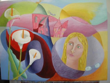 Painting titled "Mi troverai" by Licia Santuz, Original Artwork