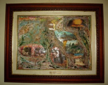 Painting titled "Termas" by Licínia Portugal, Original Artwork