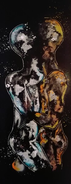 Pintura titulada "Art minimaliste cou…" por Lidevi, Obra de arte original, Acrílico Montado en Bastidor de camilla de madera