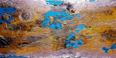 Fotografía titulada "Abstrait" por Lidevi, Obra de arte original, Foto-montaje