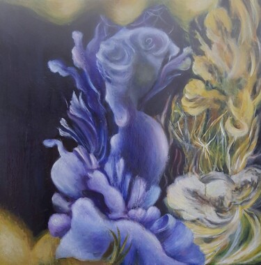 Malarstwo zatytułowany „Flowers of the Univ…” autorstwa Lidi Fon Rid, Oryginalna praca, Olej