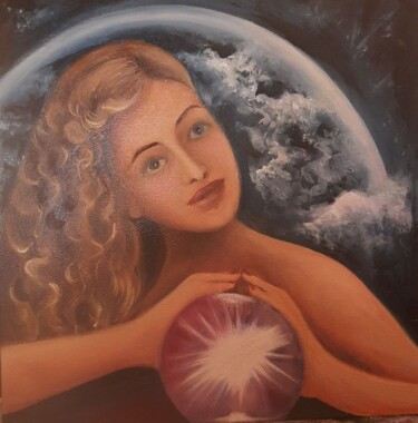Painting titled "World Harmony" by Lidi Fon Rid, Original Artwork, Oil