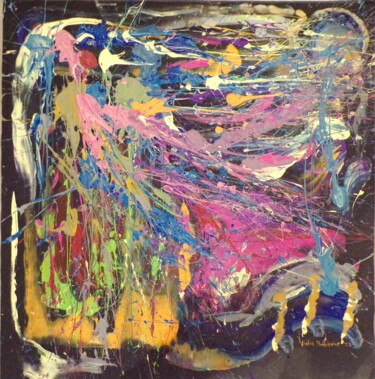 Peinture intitulée "Brulichìo notturno" par Lidia Bobbone, Œuvre d'art originale, Acrylique