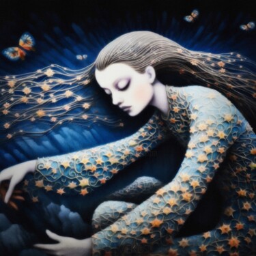 Digital Arts titled "The Beauty of Darkn…" by Lidija Nidorfer, Original Artwork, 2D Digital Work