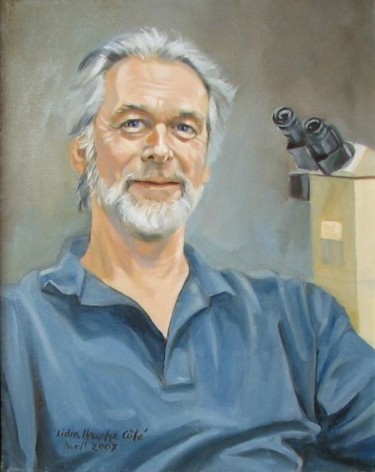 Peinture intitulée "Portrait de Richard…" par Lyria, Œuvre d'art originale