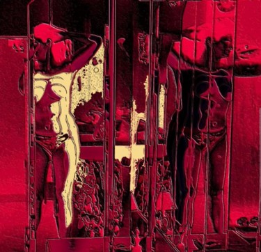 Arts numériques intitulée "Rouge" par Lyria, Œuvre d'art originale
