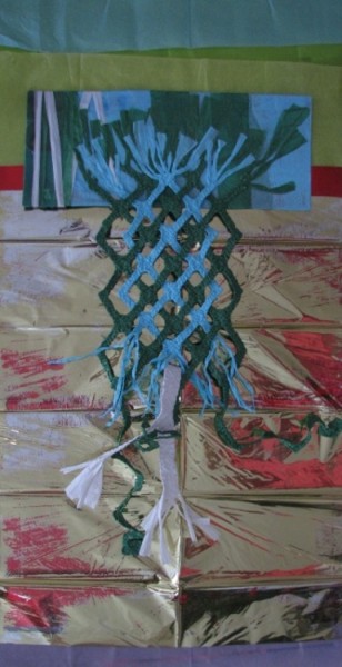 Artisanat intitulée "Dentelle de papier…" par Lyria, Œuvre d'art originale