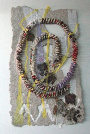 Art textile intitulée "Spirale III" par Lyria, Œuvre d'art originale