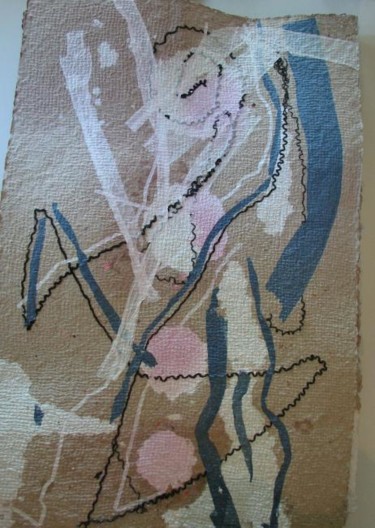 Art textile intitulée "Composition" par Lyria, Œuvre d'art originale
