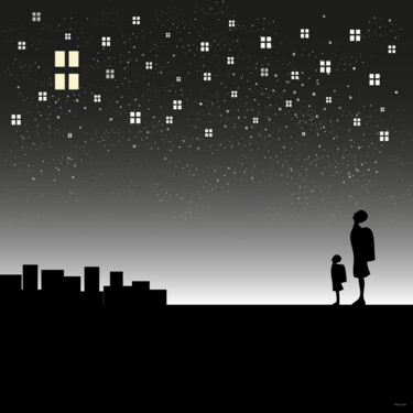 Looking for a home Digitale Künste mit dem Titel "Looking for a home" von Lidia Gajek, Original-Kunstwerk, 2D Digital Work
