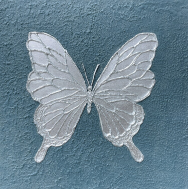 Картина под названием "Butterfly" - Lidiia Isakova, Подлинное произведение искусства, Акрил Установлен на Деревянная рама дл…