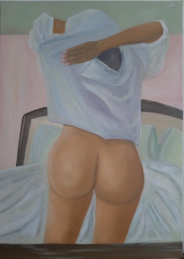 绘画 标题为“Female body” 由Lidiia Sazonova, 原创艺术品, 油