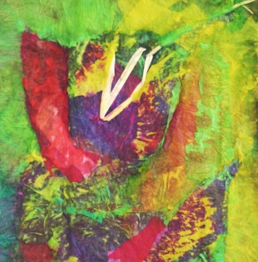 Peinture intitulée "floare-de-gradina-2…" par Liliana Dumitriu, Œuvre d'art originale