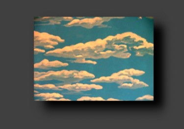Картина под названием "Облака" - Marina Liessner, Подлинное произведение искусства