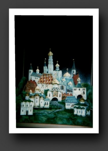 Painting titled "Москва белокаменная" by Marina Liessner, Original Artwork