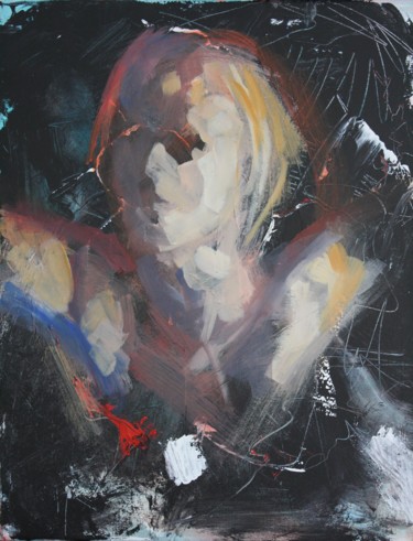 Pittura intitolato "emerging.jpg" da Anne Hoover, Opera d'arte originale, Acrilico