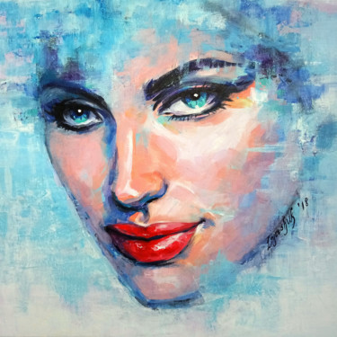 Painting titled "Frozen" by Tamara Ly, Original Artwork, Acrylic