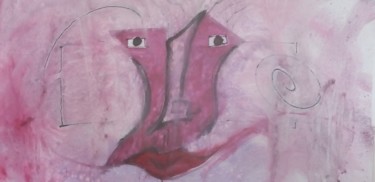 Painting titled "face" by Ep, Original Artwork, Acrylic