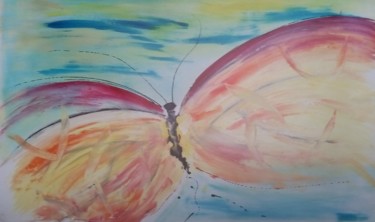 Painting titled "Butterfly BY" by Ep, Original Artwork, Acrylic