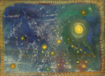 Painting titled "my sky" by Joy Dorothea, Original Artwork
