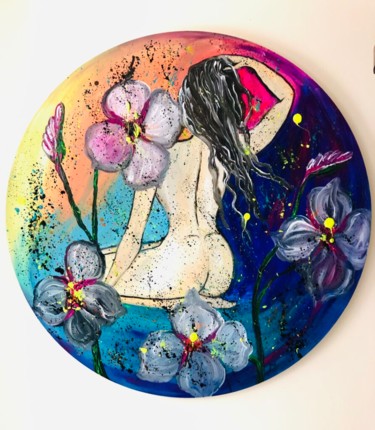 EUPHORIA LADY! Painting titled "EUPHORIA LADY!" by Ligia Romano, Original Art, Oil