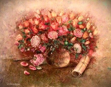 Картина под названием "Предвкушение" - Liliya Gorskaya, Подлинное произведение искусства, Масло