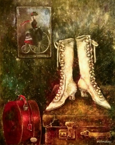 Painting titled "Возвращение" by Liliya Gorskaya, Original Artwork, Oil