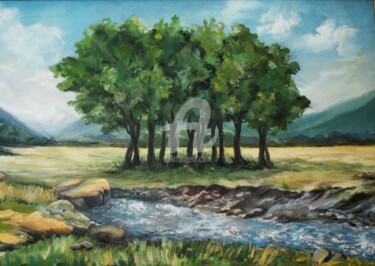 Картина под названием "120-70.jpg  В долине" - Нина Лихова, Подлинное произведение искусства, Масло