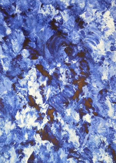 Peinture intitulée "Небеса" par Liiagor, Œuvre d'art originale, Gouache