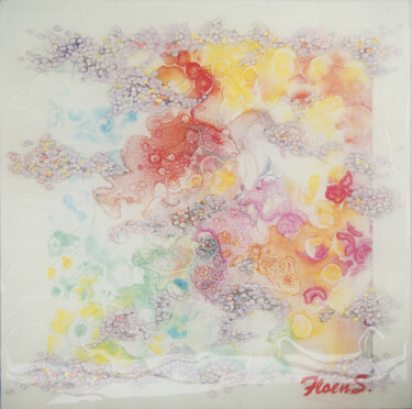 Number 1. Colours of Soul Drawing titled "Number 1. Colours o…" by Lika Floens., Original Art, Collages