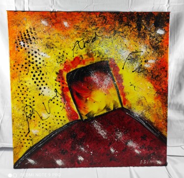 Painting titled "XENON 2.0" by Lila Lartiste, Original Artwork, Acrylic