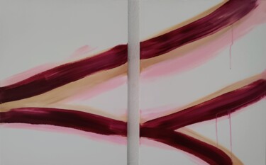 Schilderij getiteld "Bifurcation" door Lilac, Origineel Kunstwerk, Acryl