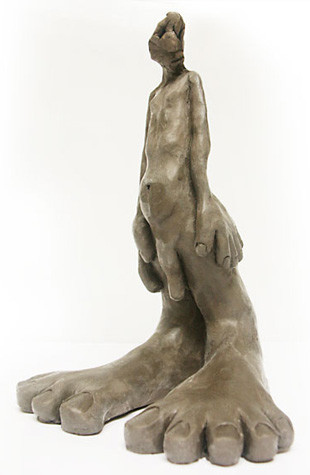 Escultura intitulada "linsolent" por Lilavert Cc, Obras de arte originais, Terracota