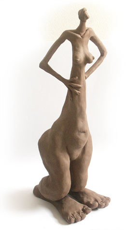 Escultura intitulada "Mademoiselle" por Lilavert Cc, Obras de arte originais